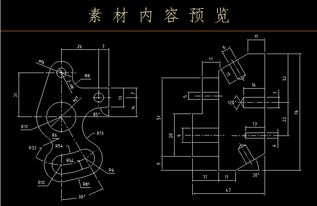 cad常用的机械零件练习图纸大放送